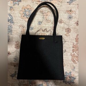 Vintage Lennox Bags Black Purse with mirror and comb